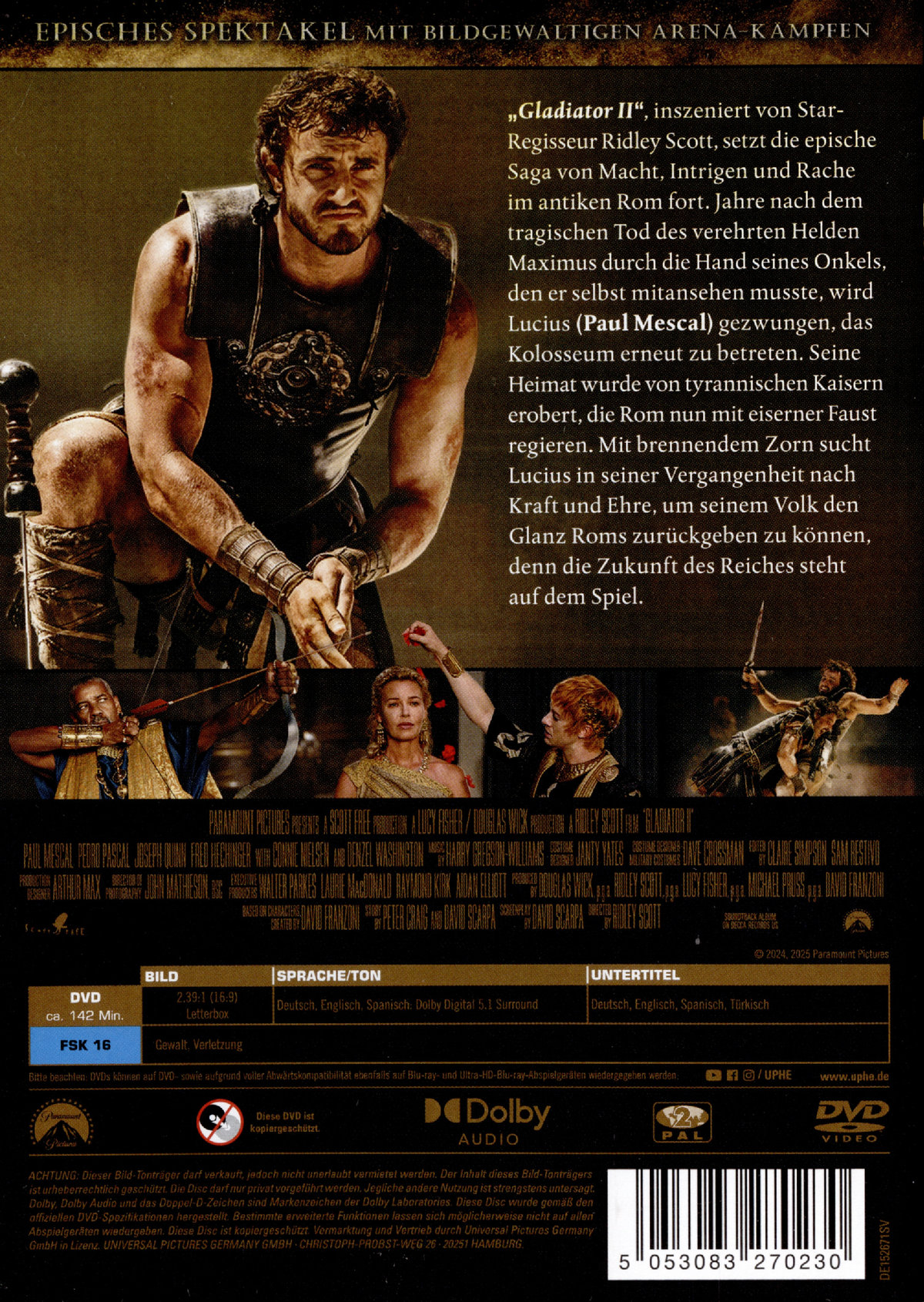 Gladiator II  (DVD)  (DVD)