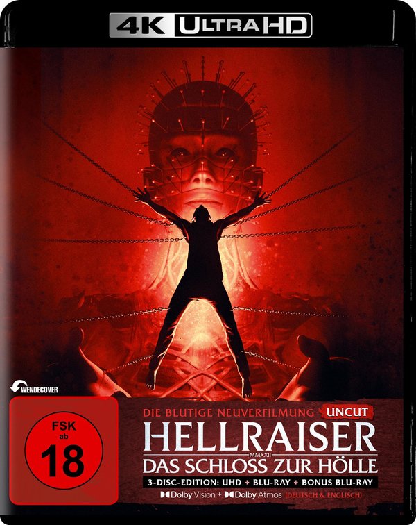 Hellraiser - Das Schloss zur Hölle - Uncut Edition  (4K Ultra HD+blu-ray)