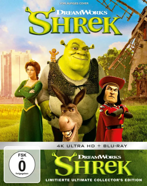Shrek - 25th Anniversary Steelbook Edition  (4K Ultra HD+blu-ray)