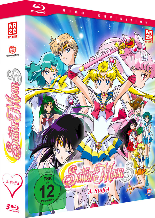 Sailor Moon - Staffel 3 - Blu-ray Box (Episoden 90-127)  [5 Blu-rays]  (Blu-ray Disc)