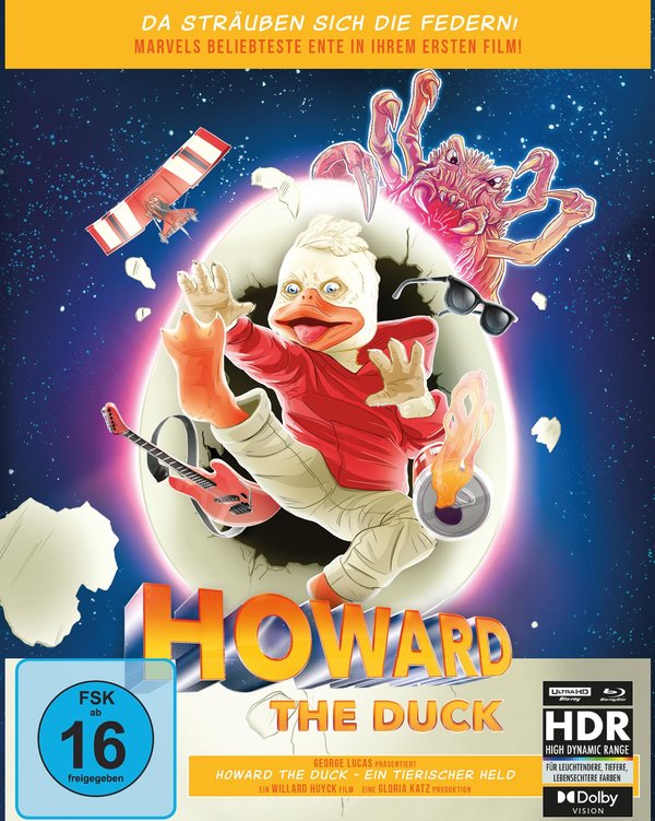 Howard the Duck - Ein tierischer Held - Uncut Mediabook Edition (4K Ultra HD+blu-ray)
