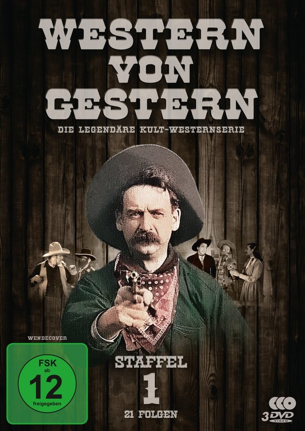 Western von Gestern - Staffel 1 (21 Folgen) (Neuauflage)  [3 DVDs]  (DVD)