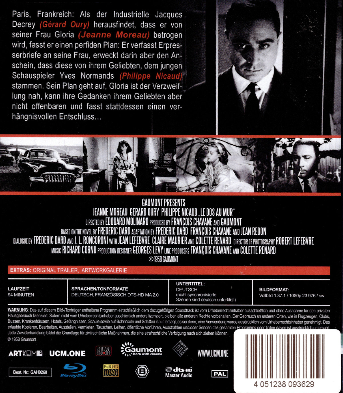 Mit dem Rücken zur Wand  (Blu-ray Disc)