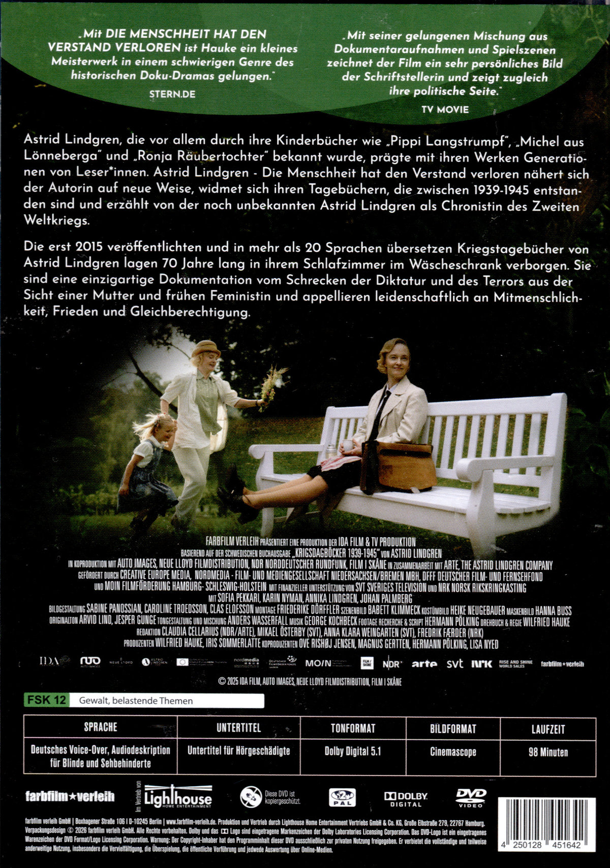 Astrid Lindgren - Die Menschheit hat den Verstand verloren  (DVD)