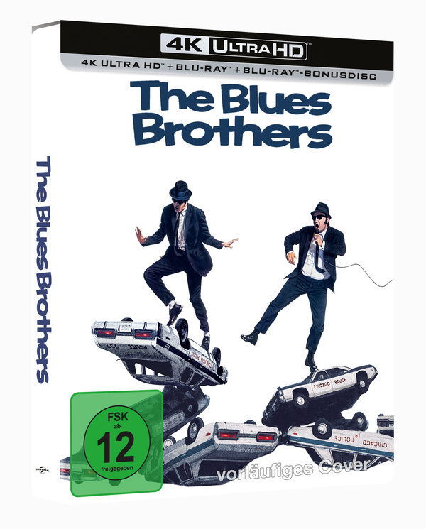 The Blues Brothers - Limited Edition - Steelbook  (4K Ultra HD) (+ Blu-ray) (+ Bonus-Blu-ray)
