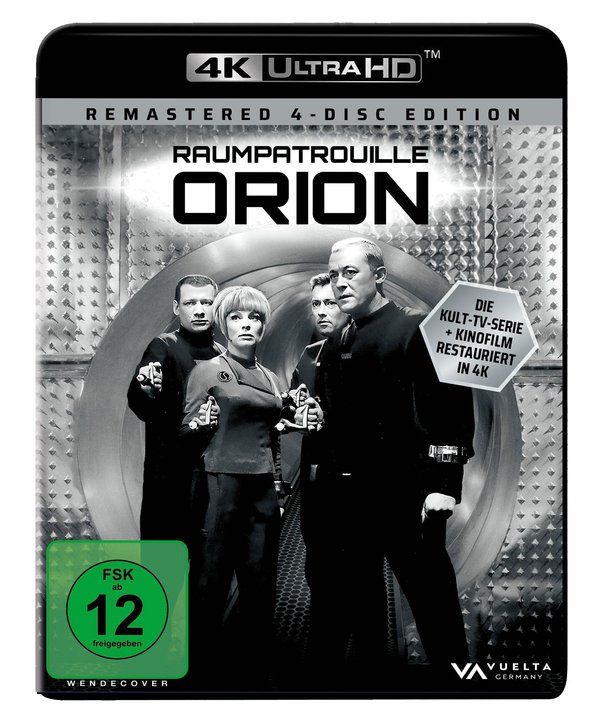 Raumpatrouille Orion -  Remastered 4-Disc-Edition  (Blu-ray 4K Ultra HD)
