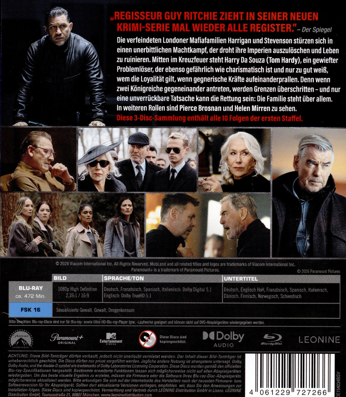 MobLand - Familie bis aufs Blut- Staffel 1  [3 BRs]  (Blu-ray Disc)