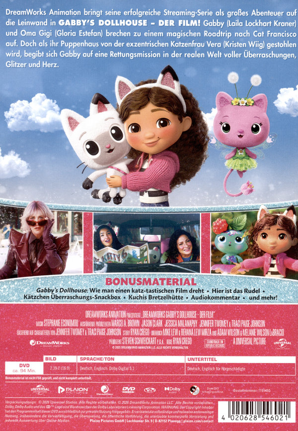 Gabby's Dollhouse: Der Film  (DVD)