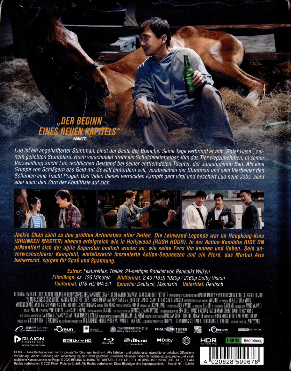 Ride On - Die zweite Chance - Uncut Mediabook Edition (4K Ultra HD+blu-ray)