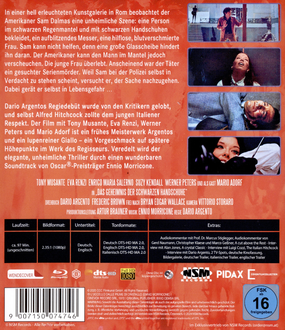 Das Geheimnis der schwarzen Handschuhe  (Blu-ray Disc)