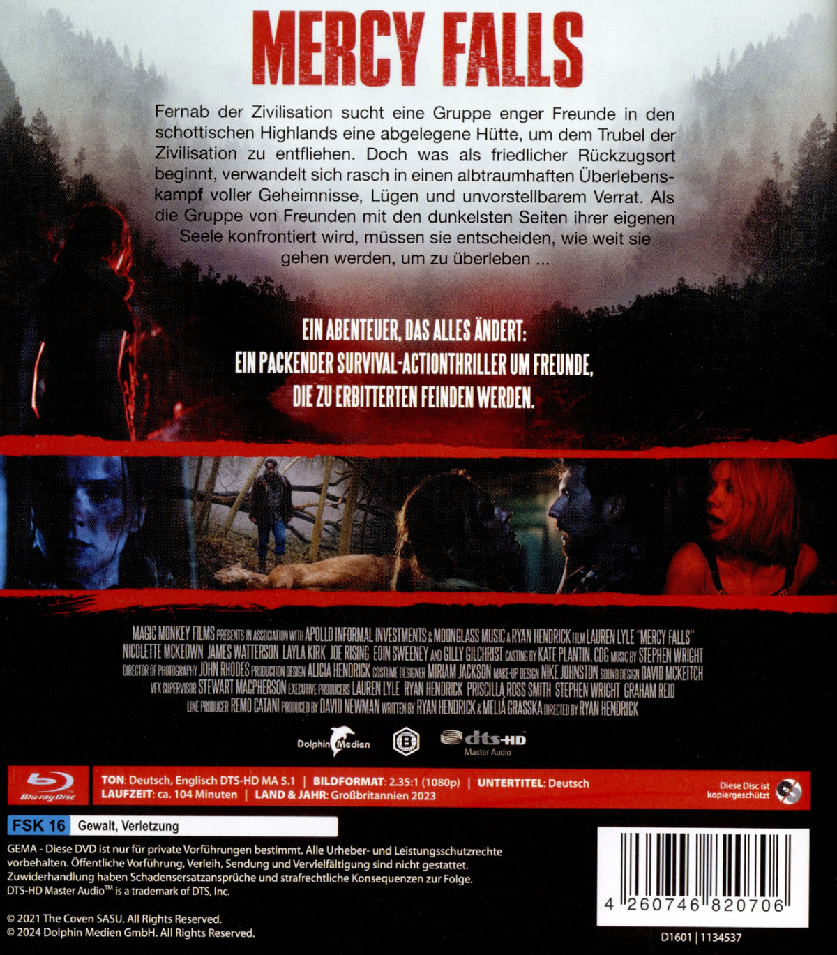 Mercy Falls - How Far would You Fall to Survive? (blu-ray)