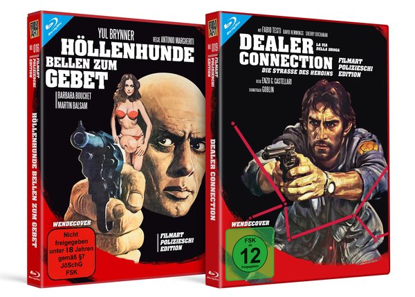 POLIZIESCHI BUNDLE # 3 - HÖLLENHUNDE BELLEN ZUM GEBET und DEALER CONNECTION - Limited "back to back" Blu-ray bundle  [2 BRs]  (Blu-ray Disc)
