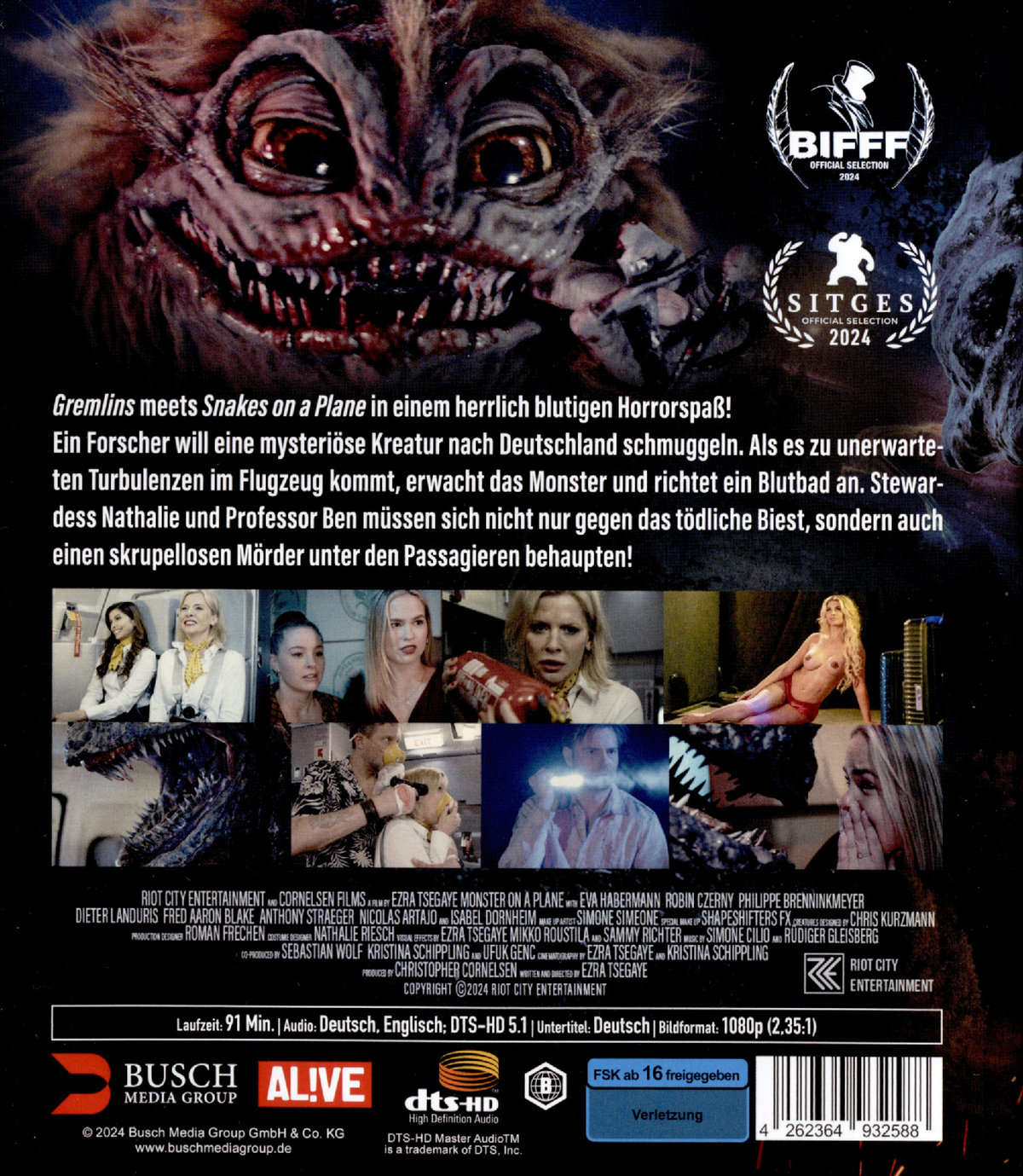 Monster on a Plane  (Blu-ray Disc)