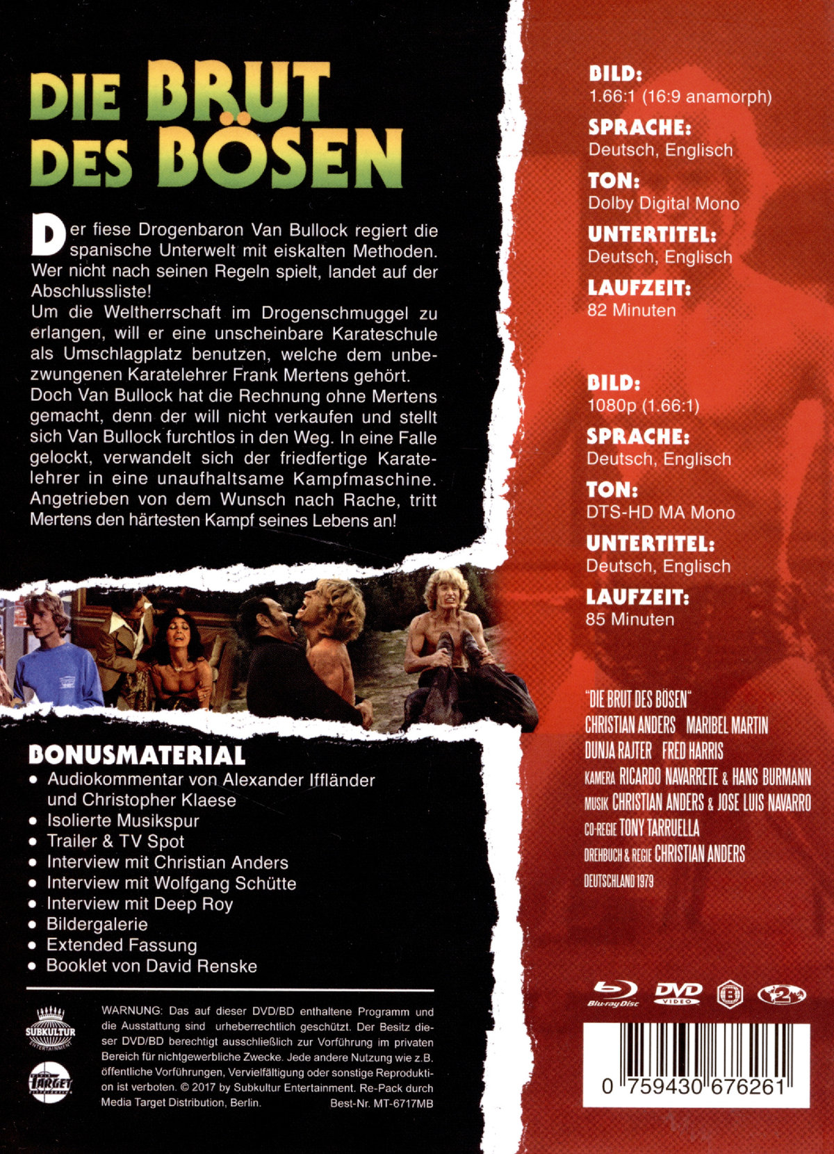 Brut des Bösen, Die - Uncut Mediabook Edition (DVD+blu-ray)