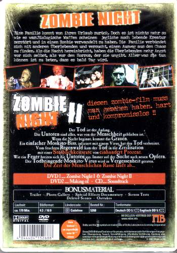 Zombie Night 1+2 - Unlimited Metallbox