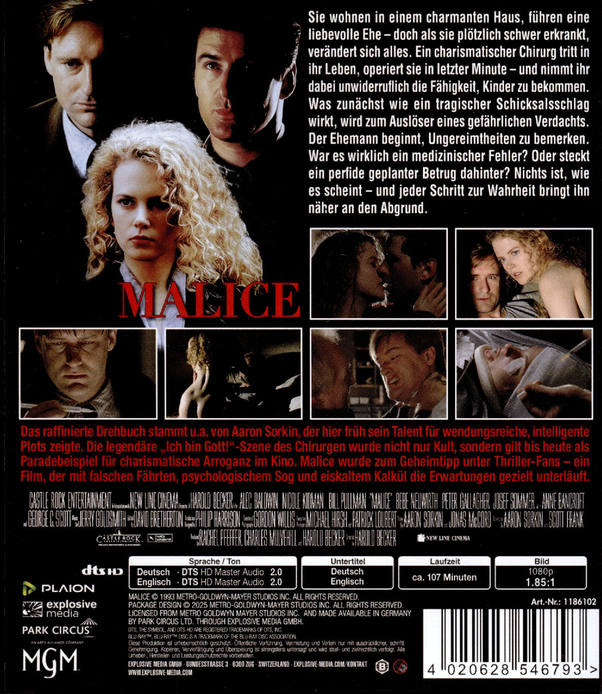 Malice - Eine Intrige  (Blu-ray Disc) Malice - Eine Intrige  (Blu-ray Disc)