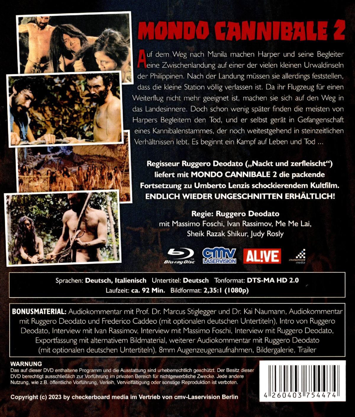 Mondo Cannibale 2 - Der Vogelmensch - Uncut-Edition (blu-ray)