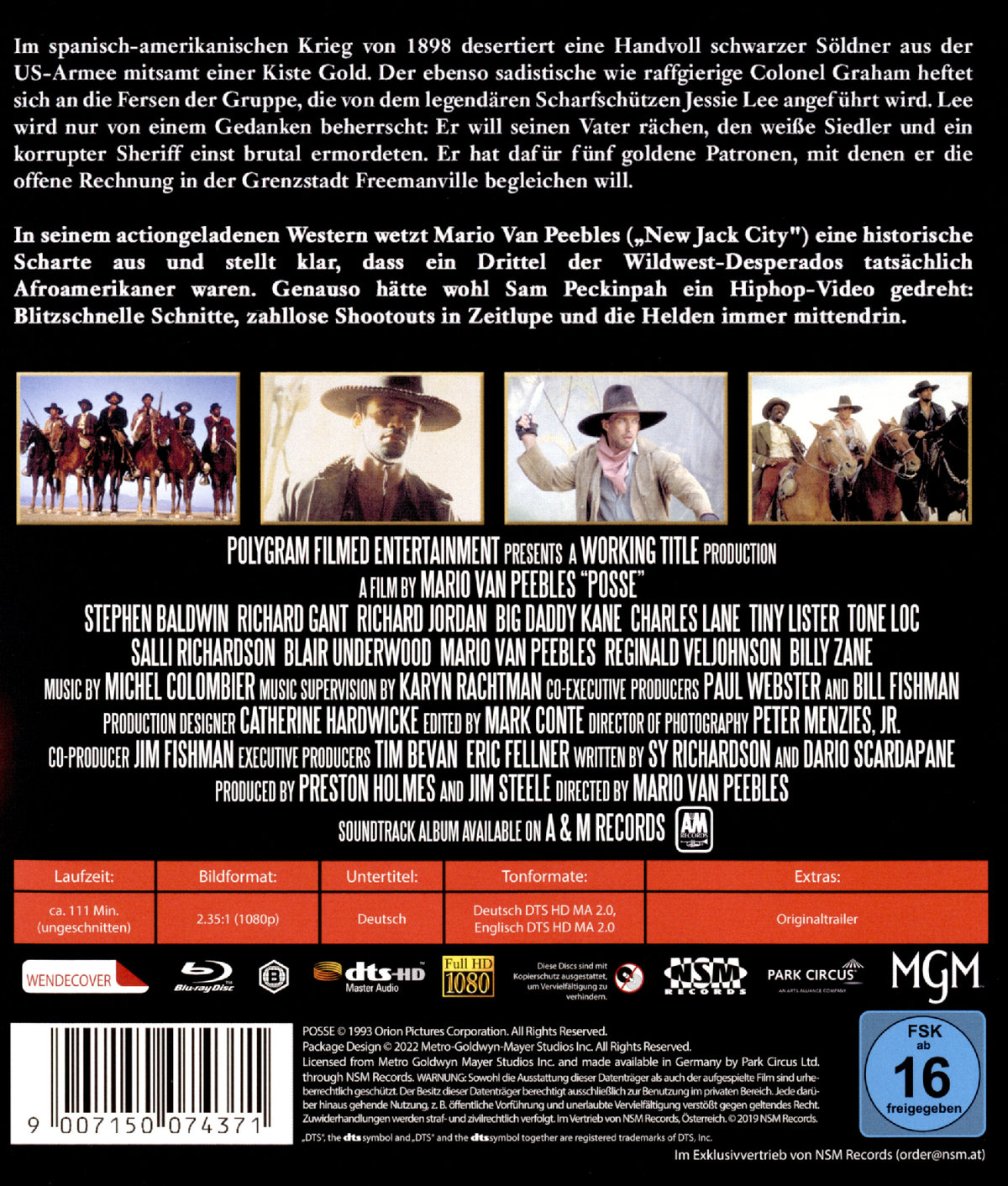Posse - Die Rache des Jesse Lee (blu-ray)