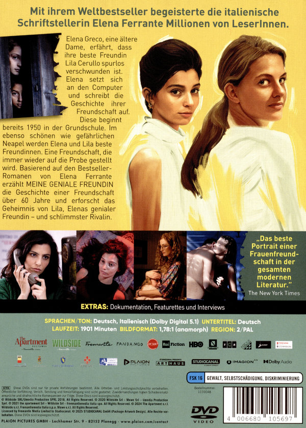 Meine geniale Freundin - Die komplette Serie  [12 DVDs]  (DVD)