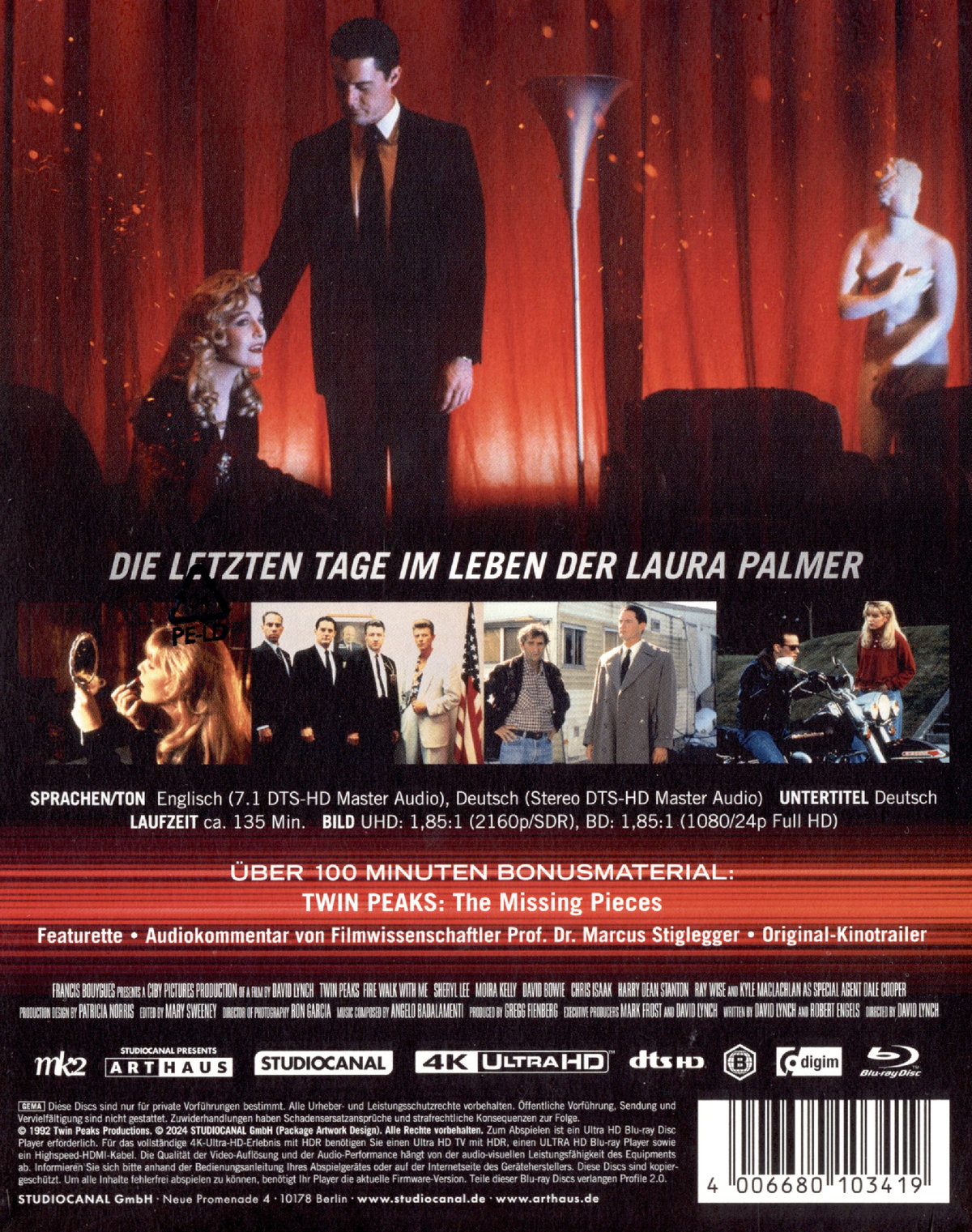 Twin Peaks - Der Film - Limited Steelbook Edtion (4K Ultra HD)