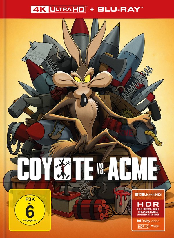 Coyote vs. ACME - Limited Mediabook Edition  (4K Ultra HD+blu-ray)