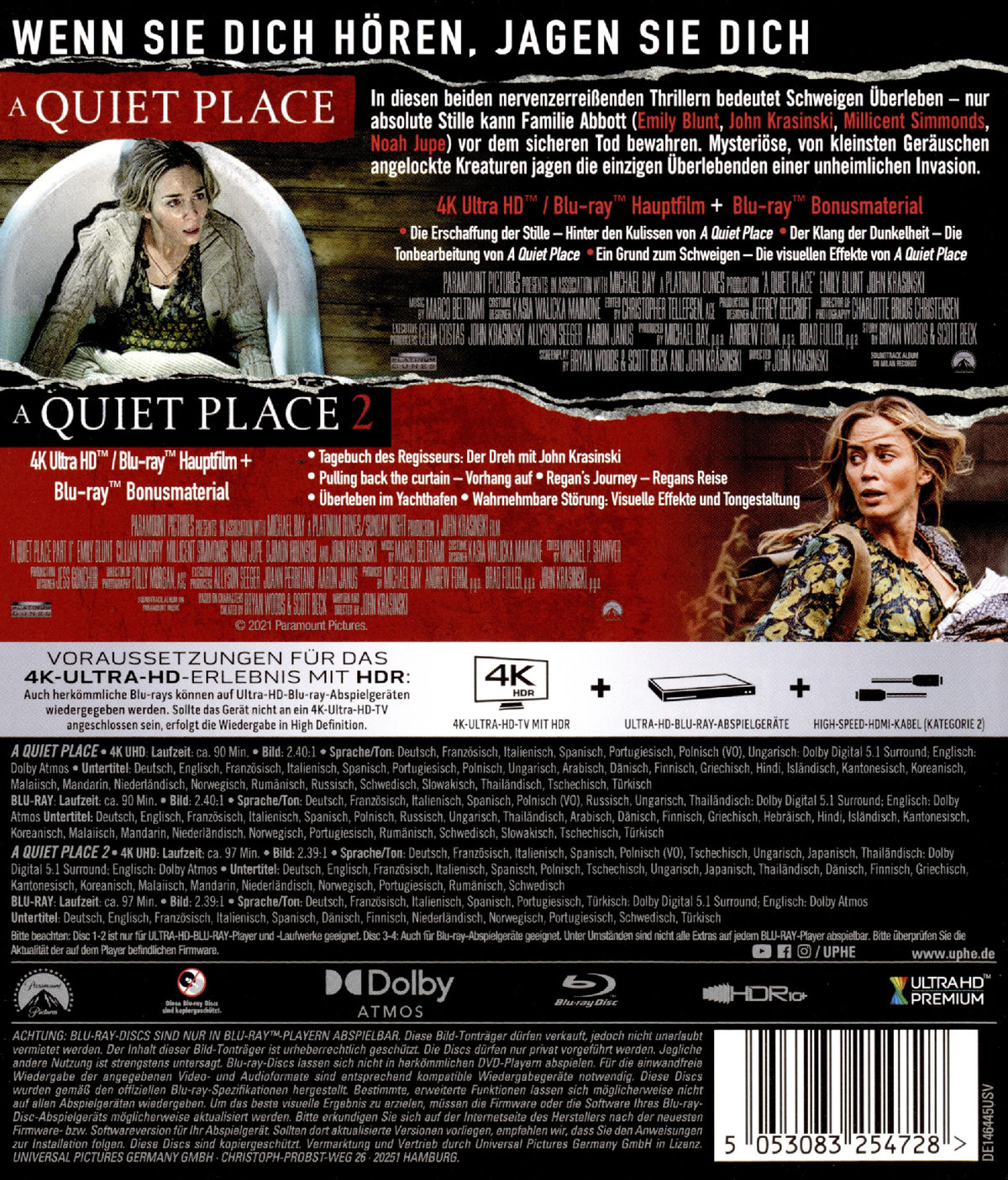 A Quiet Place - 2-Movie Collection (4K Ultra HD)