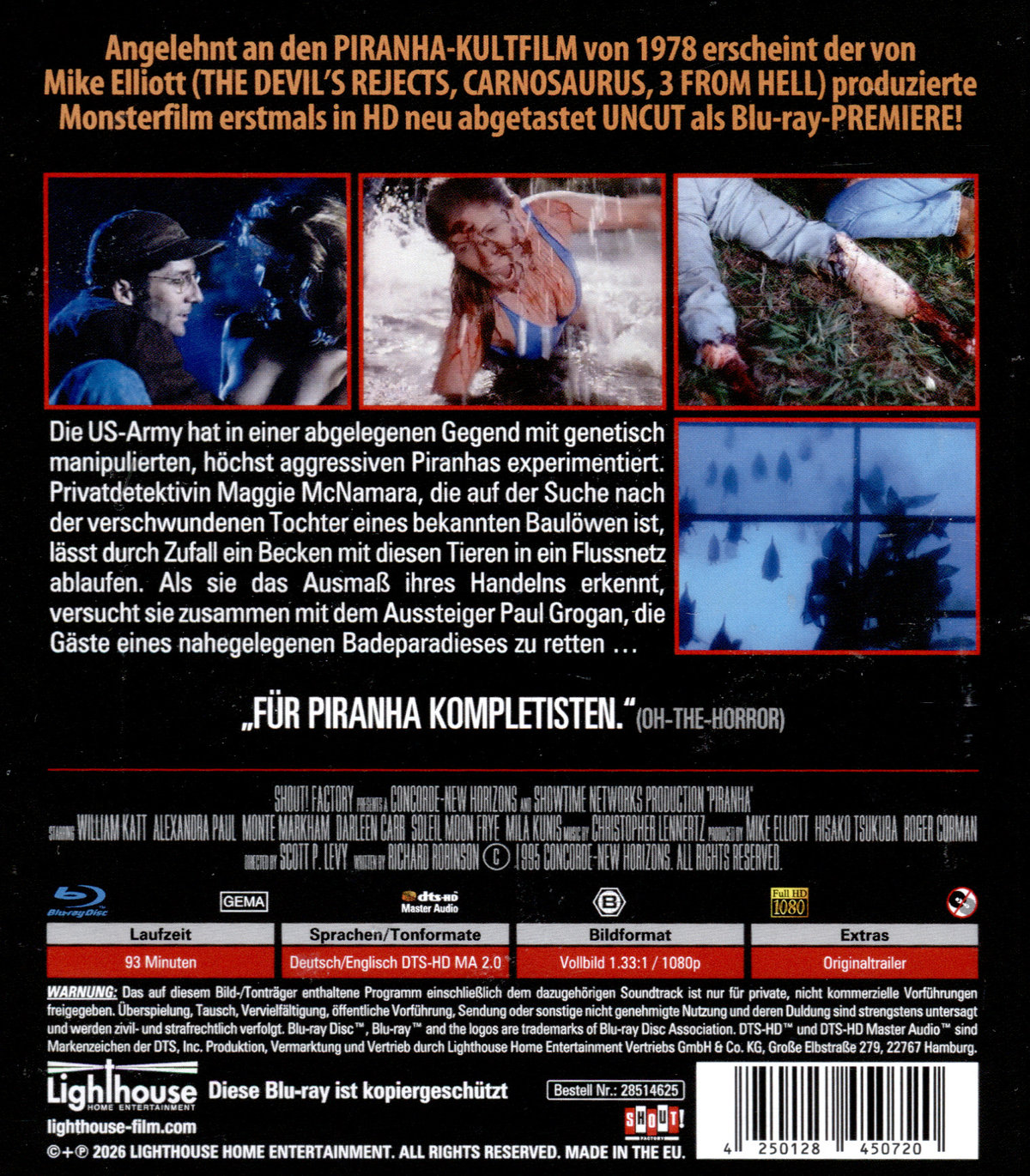 Die Rückkehr der Piranhas  (Blu-ray Disc)
