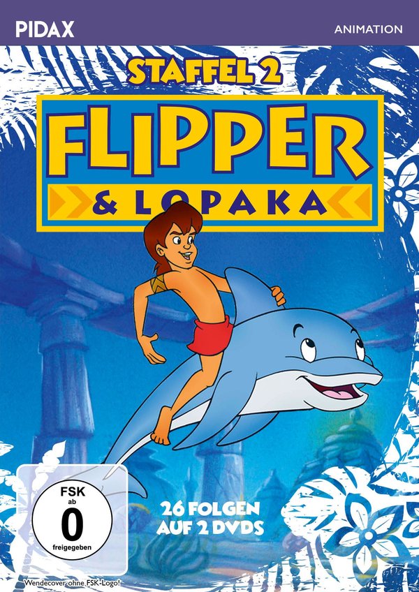 Flipper & Lopaka, Staffel 2 / Weitere 26 Folgen der Zeichentrickserie über den allseits beliebten Delfin (Pidax Animation) [2 DVDs]  (DVD)