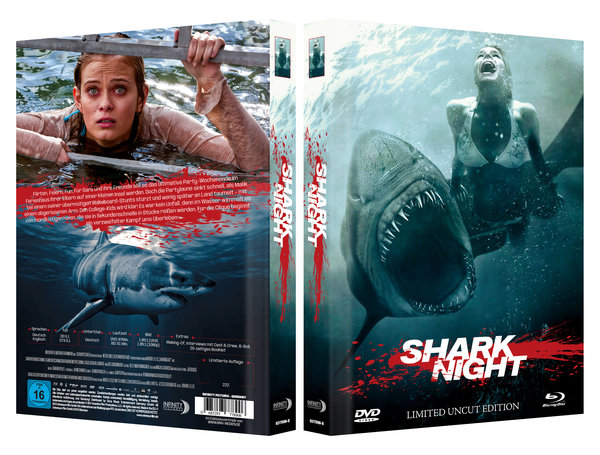 Shark Night - Uncut Mediabook Edition (DVD+blu-ray) (B)
