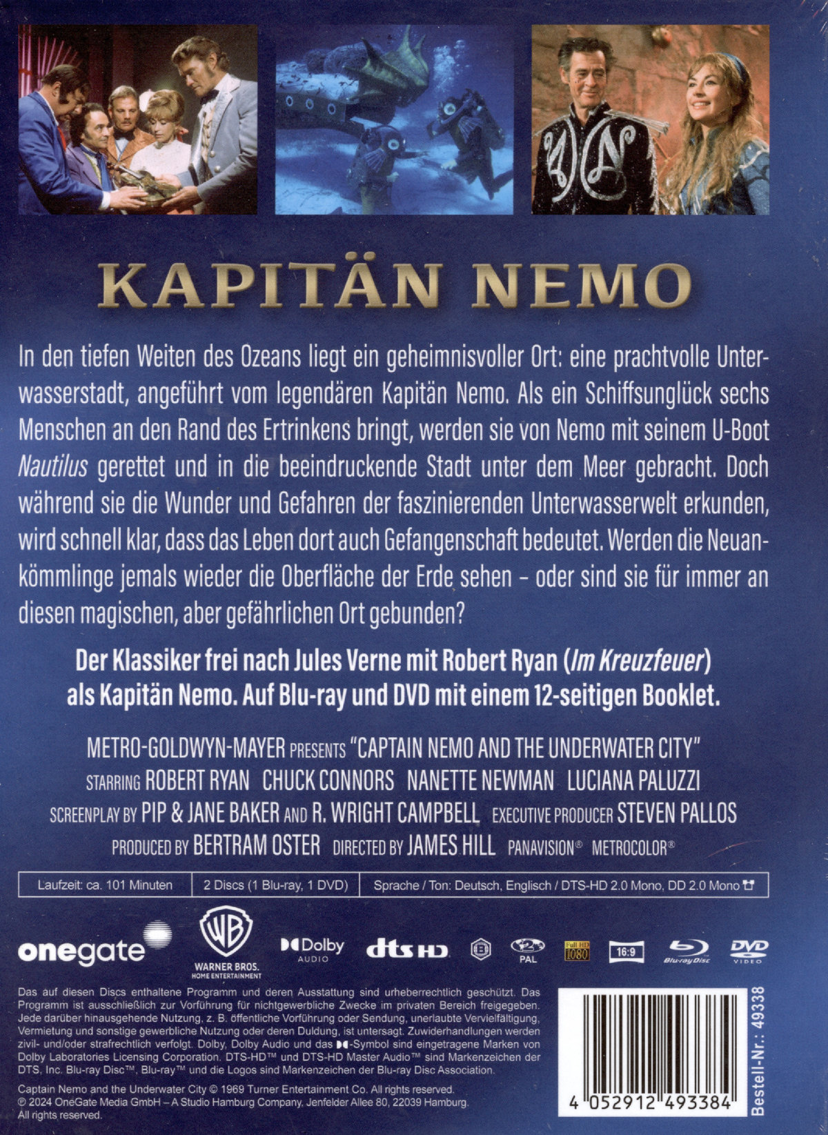 Kapitän Nemo - Uncut Mediabook Edition  (DVD+blu-ray) (A)