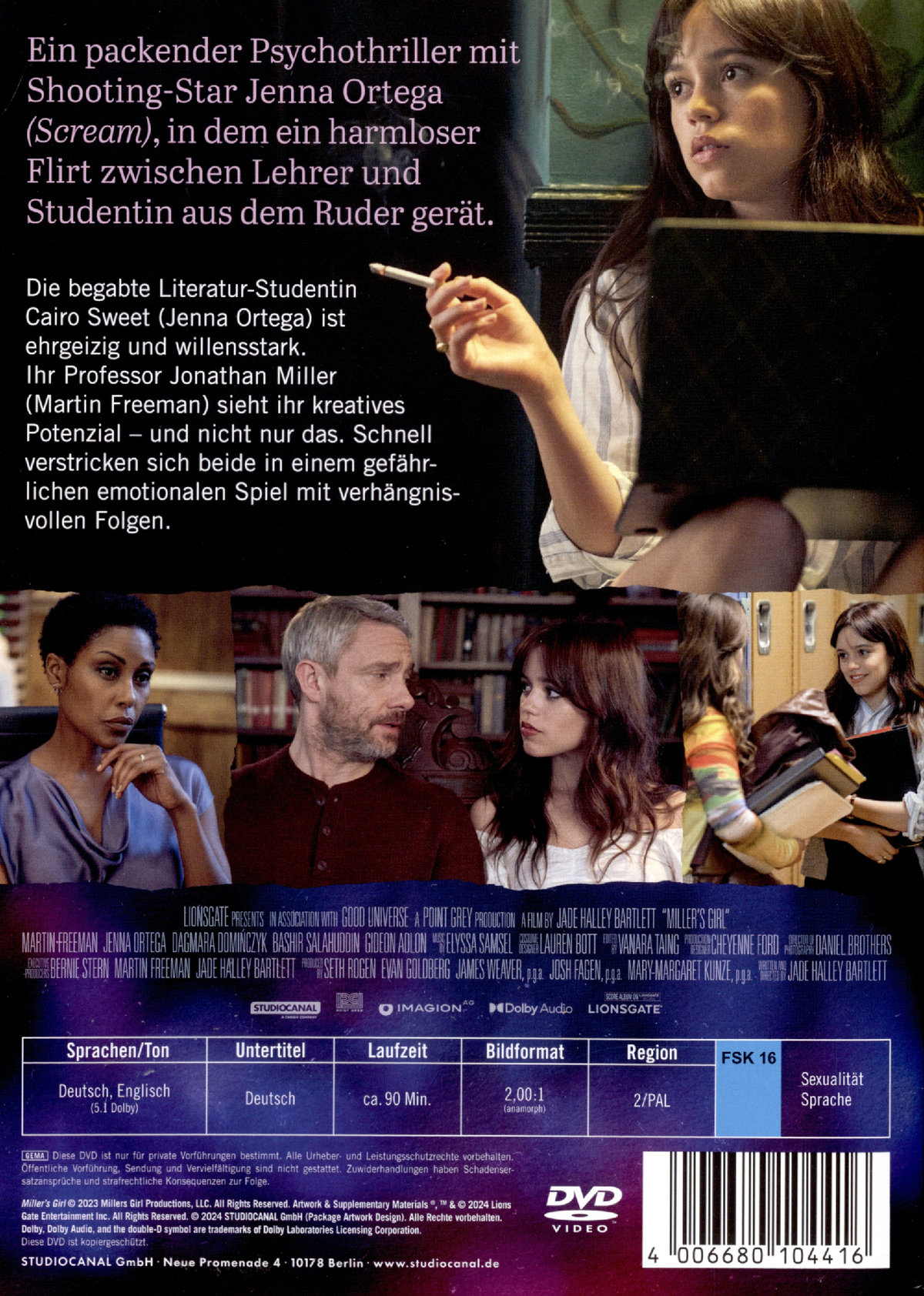 Miller's Girl  (DVD)