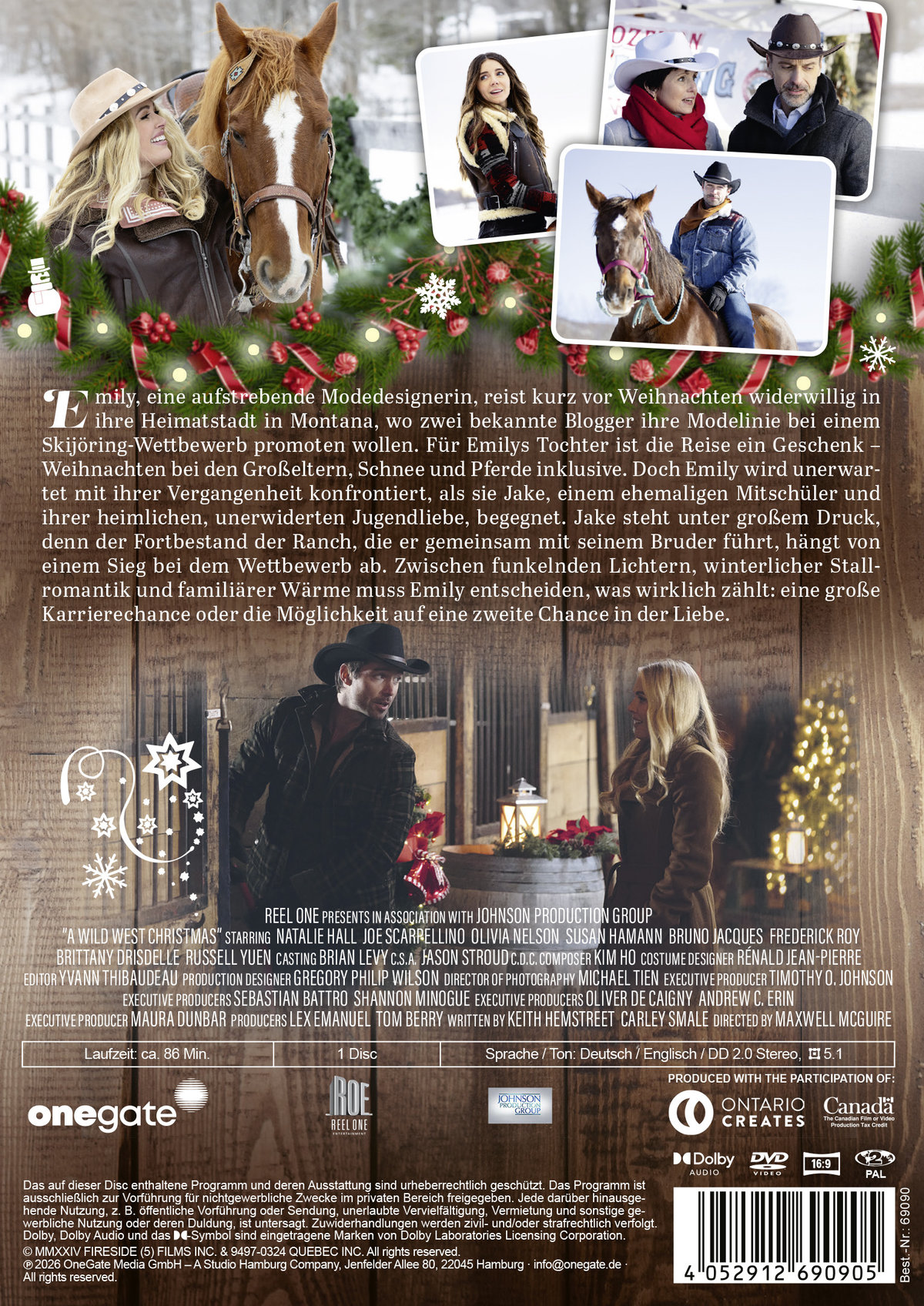 Im Galopp ins Weihnachtsglück - A Wild West Christmas  (DVD)