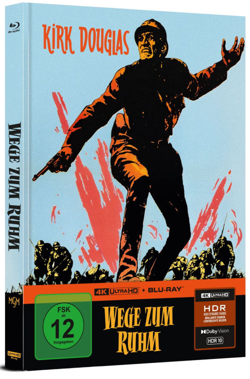 Wege zum Ruhm - Uncut Mediabook Edition  (4K Ultra HD+blu-ray)