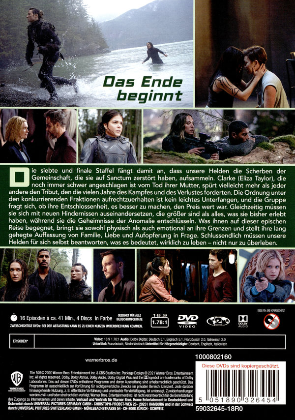 The 100: Staffel 7  [4 DVDs]  (DVD)