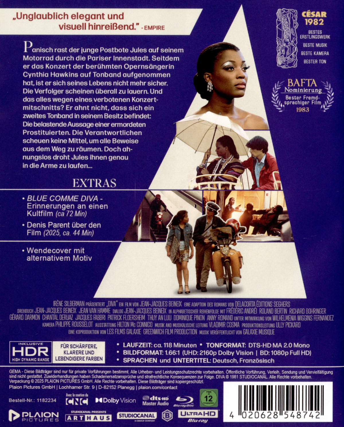 Diva  (4K Ultra HD+Blu-ray) Diva  (4K Ultra HD+Blu-ray)