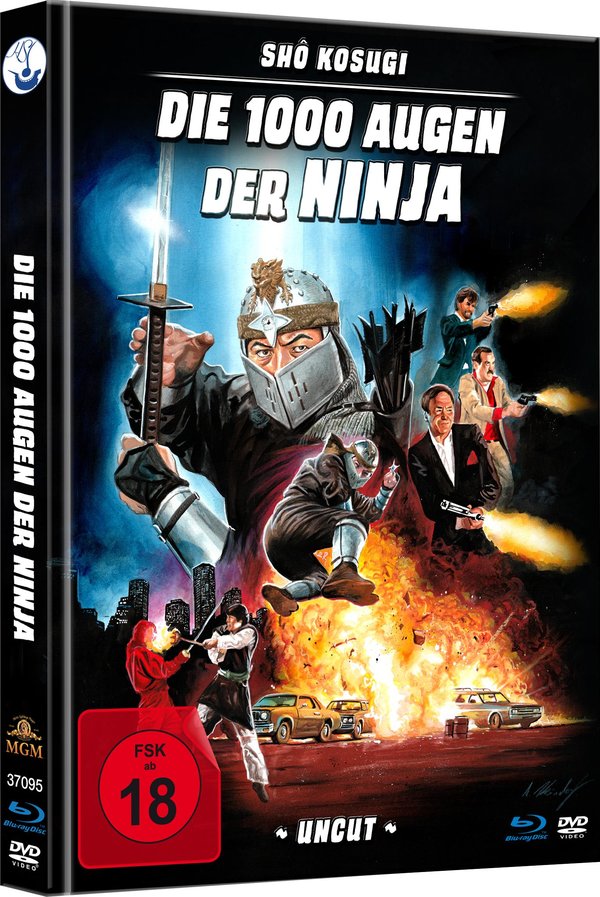 1000 Augen der Ninja, Die - Uncut Mediabook Edition (DVD+blu-ray)