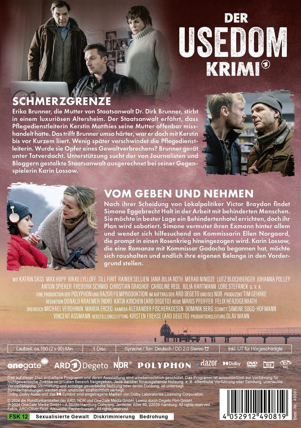 Der Usedom-Krimi: Schmerzgrenze / Vom Geben und Nehmen  (DVD)