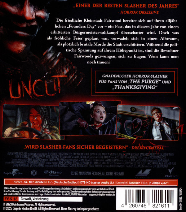 Founders Day  (Blu-ray Disc)