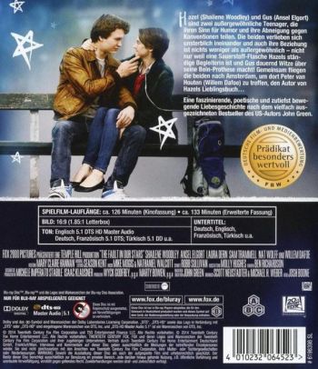 Schicksal ist ein mieser Verräter, Das (blu-ray)