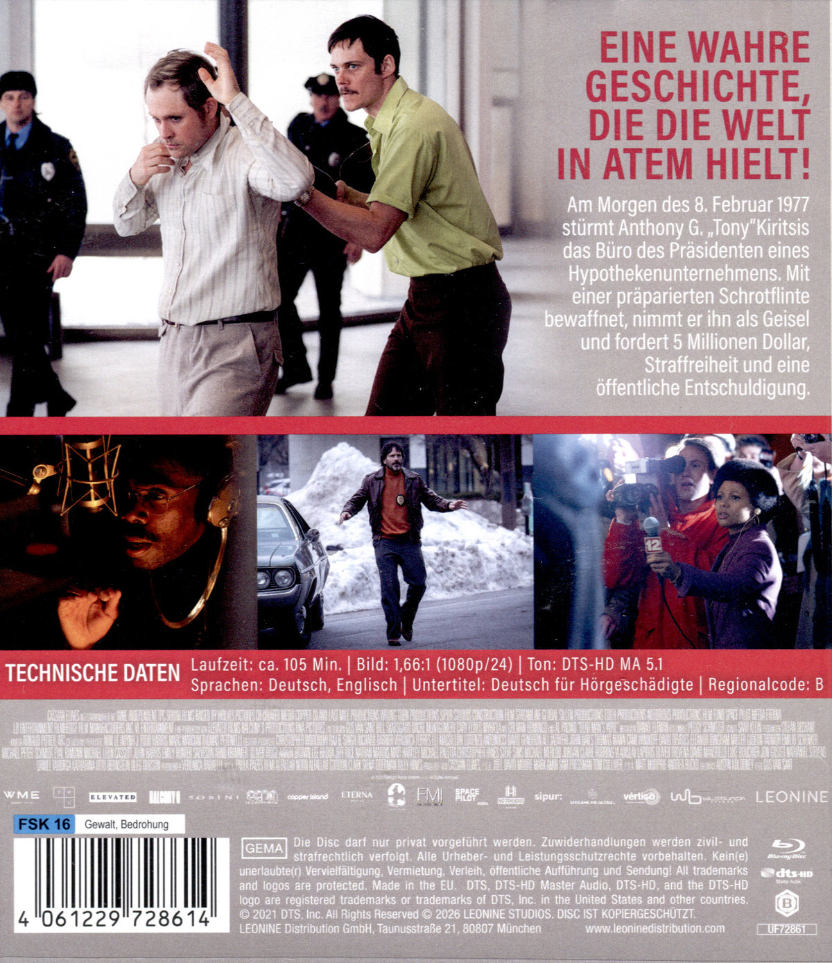 Dead Man's Wire  (Blu-ray Disc)