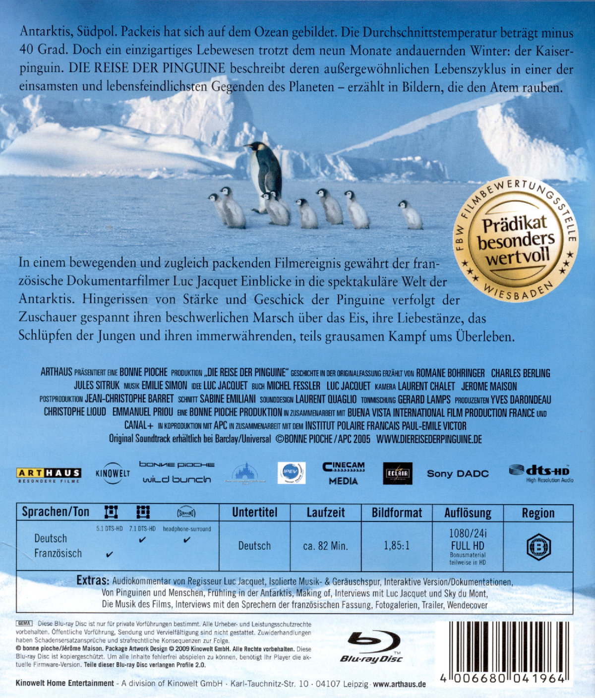 Die Reise der Pinguine  (Blu-ray Disc)