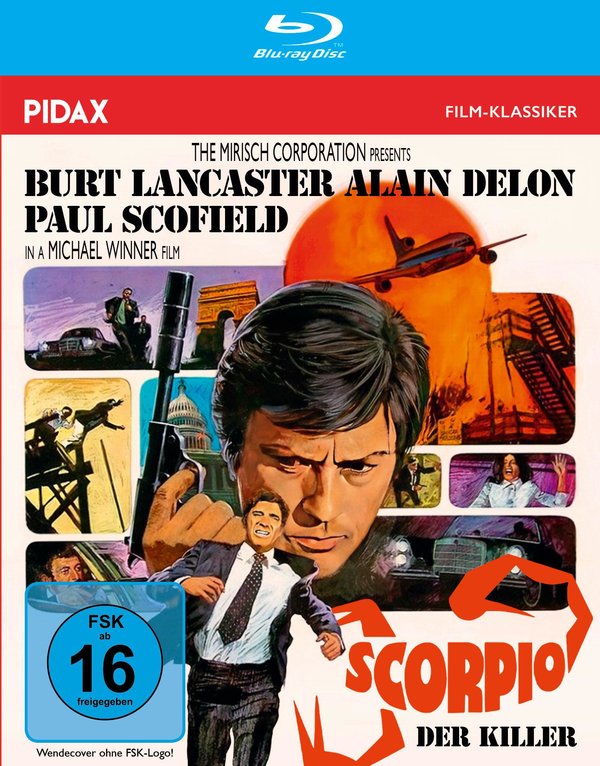 Scorpio, der Killer / Rasanter Actionthriller mit den Top-Stars Burt Lancaster und Alain Delon (Pidax Film-Klassiker)  (Blu-ray Disc)
