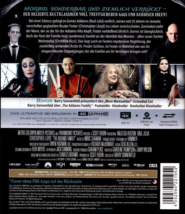 Addams Family  (4K Ultra HD) 