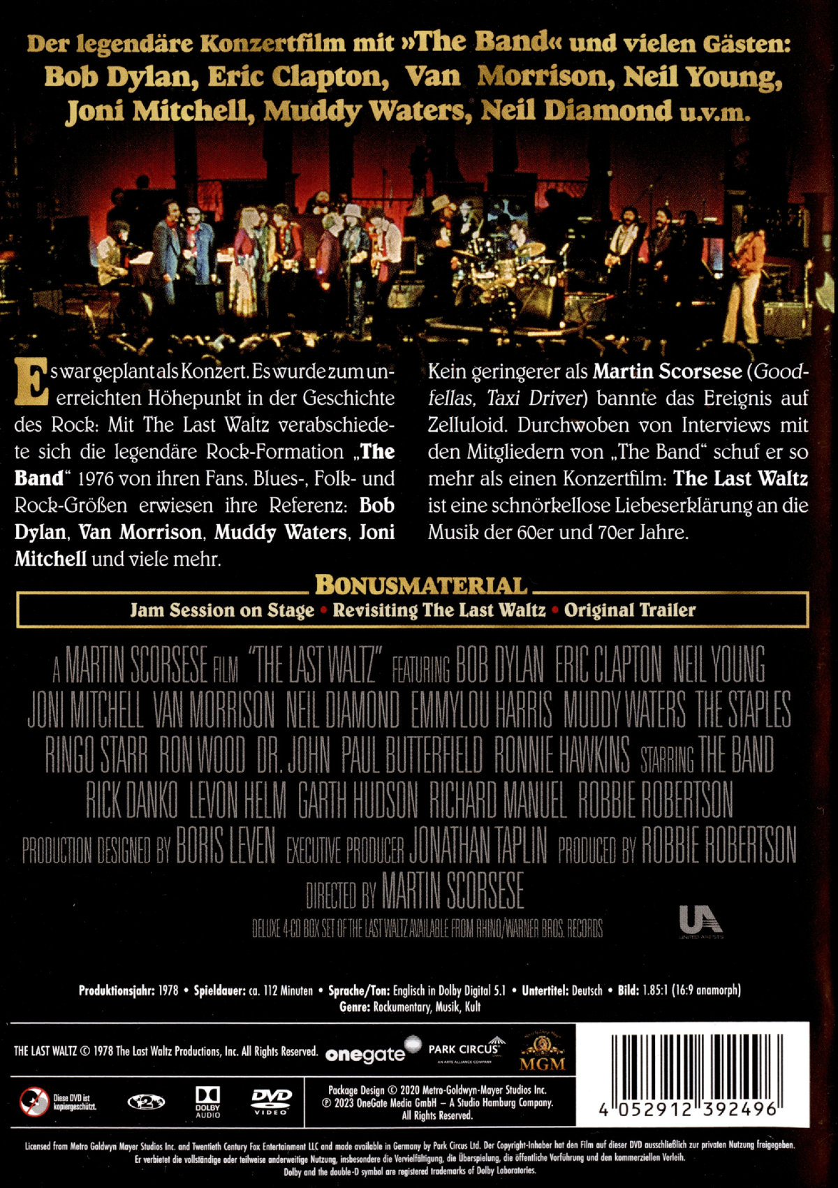 The Band - The Last Waltz  (DVD)
