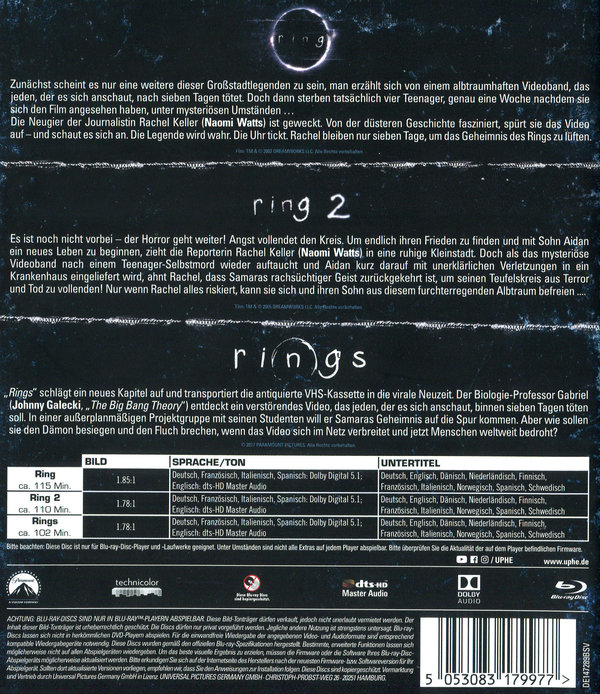 Ring Edition (blu-ray)