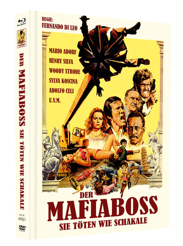 Der Mafiaboss - Sie töten wie Schakale - Uncut Mediabook Edition (DVD+blu-ray) (B)