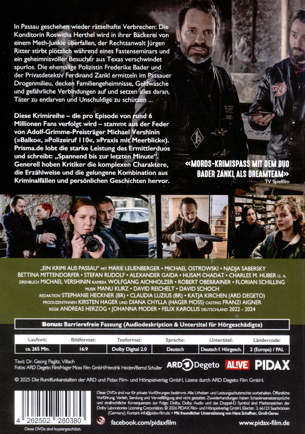 Ein Krimi aus Passau, Vol. 2 / Drei Spielfilmfolgen der erfolgreichen Krimireihe  [2 DVDs]  (DVD)