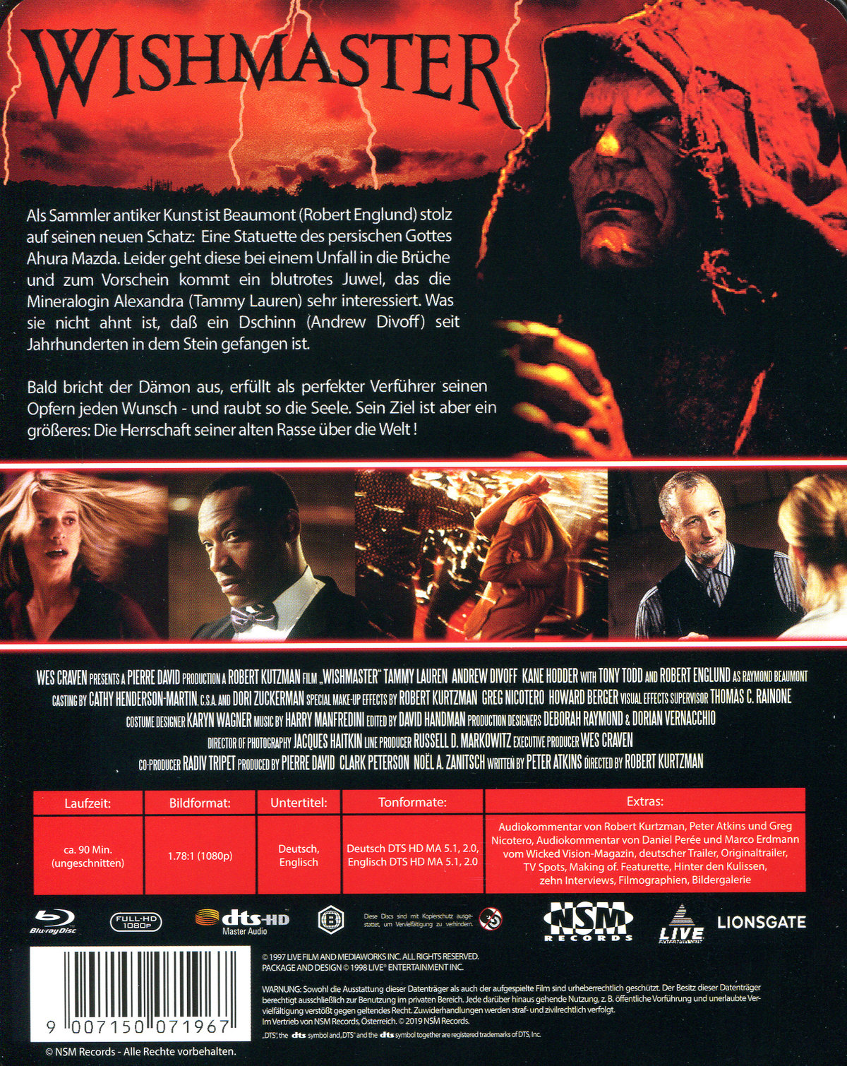 Wishmaster - Uncut Steelbook Edition (blu-ray)