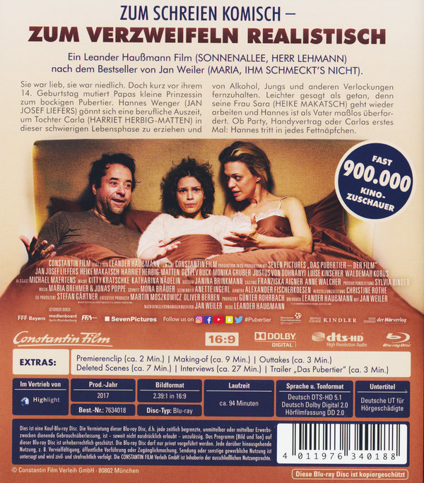 Das Pubertier - Der Film  (Blu-ray Disc)