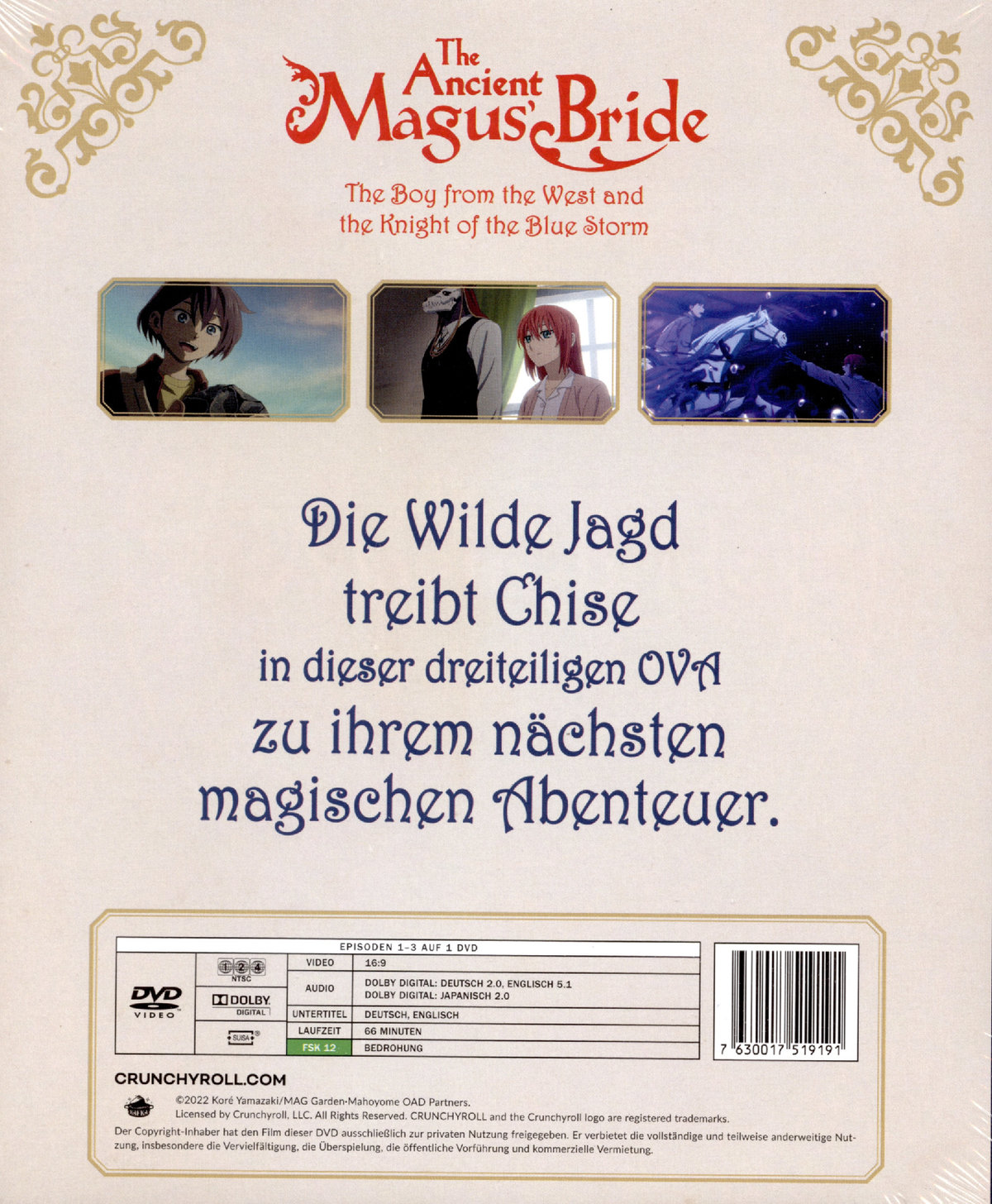 The Ancient Magus' Bride - The Boy From the West and the Knight of Blue Storm - OVAs  (DVD)